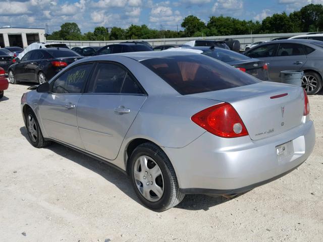 1G2ZF58B374203318 - 2007 PONTIAC G6 VALUE L GRAY photo 3