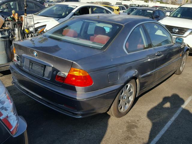 WBABM3346YJN64476 - 2000 BMW 323 CI GRAY photo 4