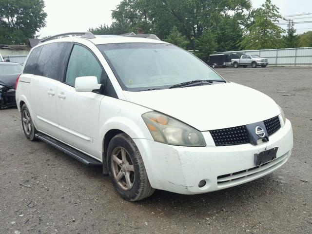 5N1BV28U46N120193 - 2006 NISSAN QUEST S WHITE photo 1