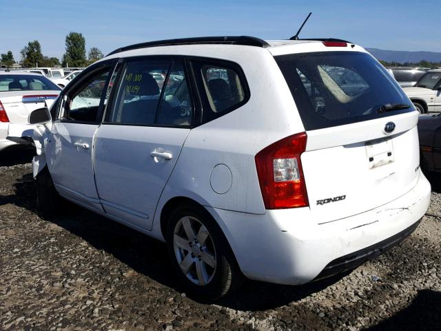 KNAFG526687153051 - 2008 KIA RONDO LX WHITE photo 3