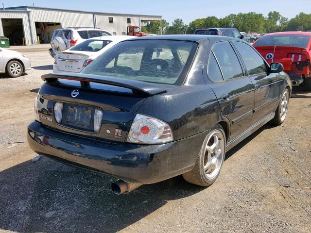 3N1AB51D76L525262 - 2006 NISSAN SENTRA SE- BLACK photo 4