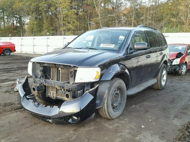 1D8HB38P19F712271 - 2009 DODGE DURANGO SE BLACK photo 2