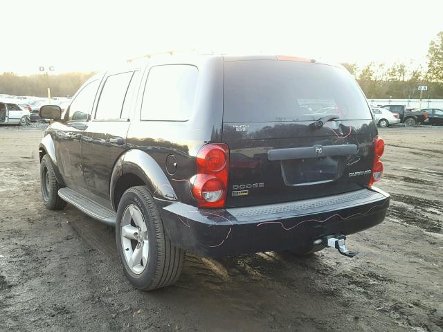 1D8HB38P19F712271 - 2009 DODGE DURANGO SE BLACK photo 3