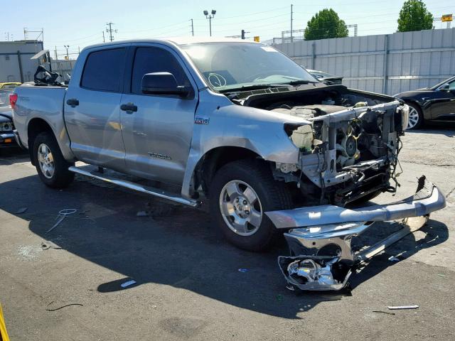 5TFDY5F17DX318136 - 2013 TOYOTA TUNDRA CRE SILVER photo 1