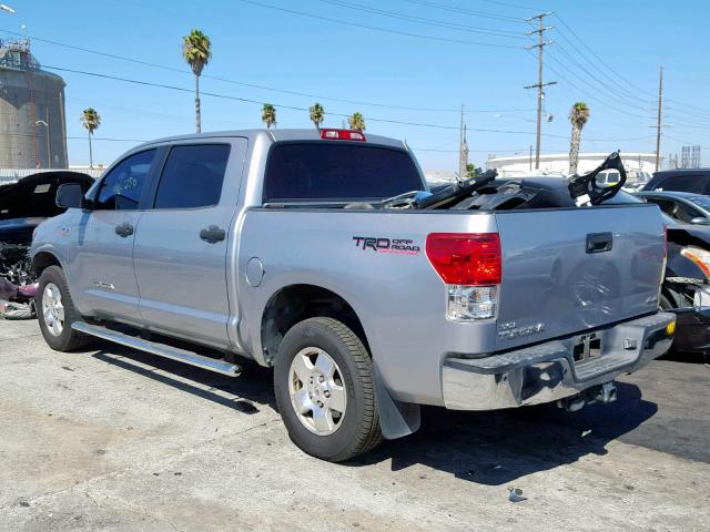 5TFDY5F17DX318136 - 2013 TOYOTA TUNDRA CRE SILVER photo 3