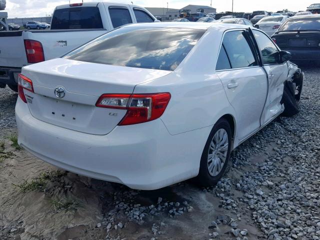 4T1BF1FK5EU844634 - 2014 TOYOTA CAMRY L WHITE photo 4