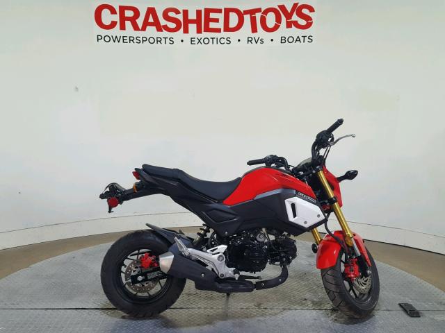 MLHJC7514K5100286 - 2019 HONDA GROM RED photo 1