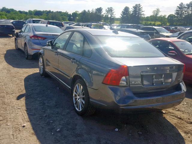 YV1MS382192442140 - 2009 VOLVO S40 2.4I GRAY photo 3