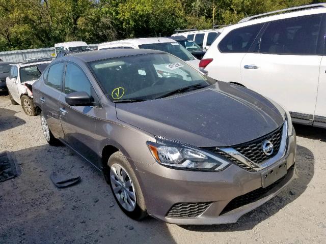 3N1AB7AP0GL678721 - 2016 NISSAN SENTRA S GRAY photo 1