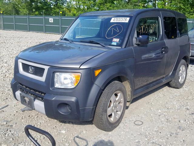 5J6YH28685L005625 - 2005 HONDA ELEMENT EX GRAY photo 2