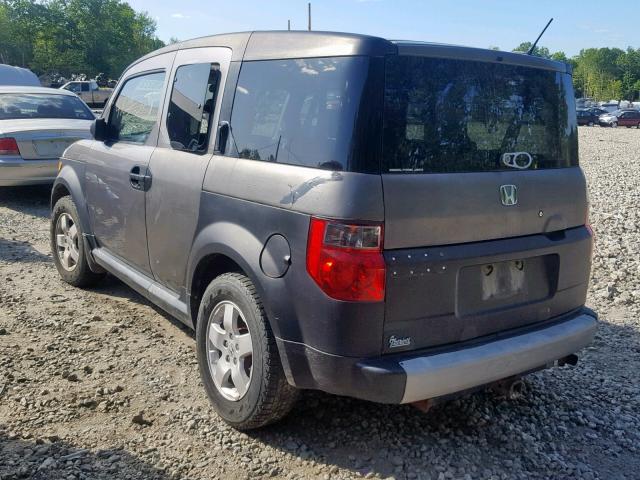 5J6YH28685L005625 - 2005 HONDA ELEMENT EX GRAY photo 3