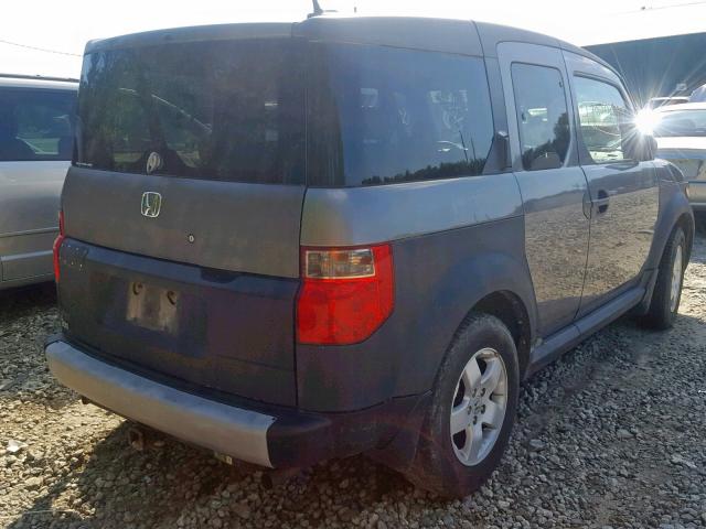 5J6YH28685L005625 - 2005 HONDA ELEMENT EX GRAY photo 4