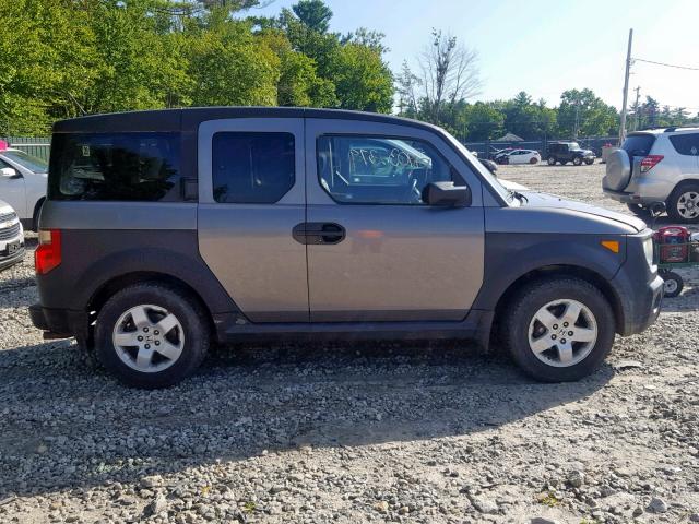 5J6YH28685L005625 - 2005 HONDA ELEMENT EX GRAY photo 9