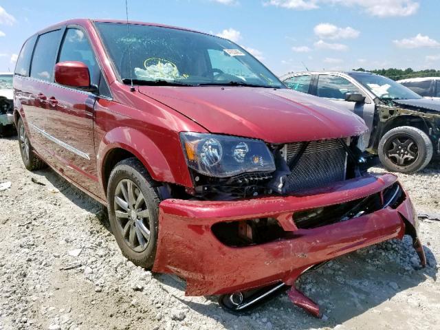 2C4RC1HG6GR190344 - 2016 CHRYSLER TOWN & COU RED photo 1
