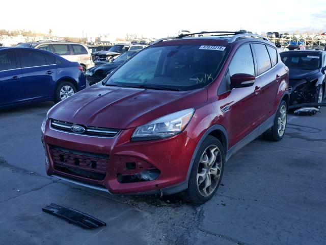 1FMCU9J98DUD23953 - 2013 FORD ESCAPE TIT RED photo 2