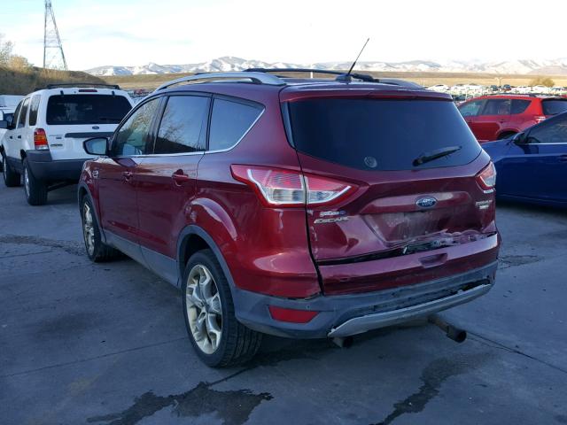 1FMCU9J98DUD23953 - 2013 FORD ESCAPE TIT RED photo 3