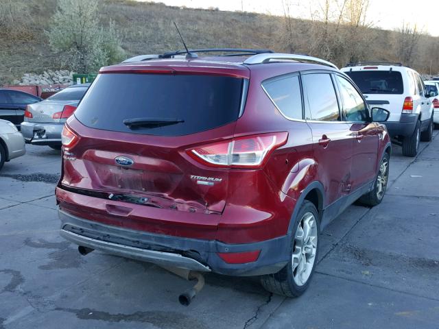 1FMCU9J98DUD23953 - 2013 FORD ESCAPE TIT RED photo 4