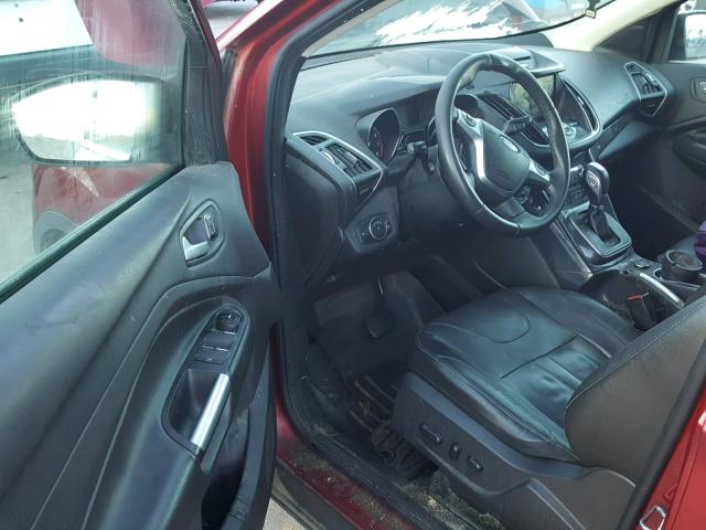 1FMCU9J98DUD23953 - 2013 FORD ESCAPE TIT RED photo 9