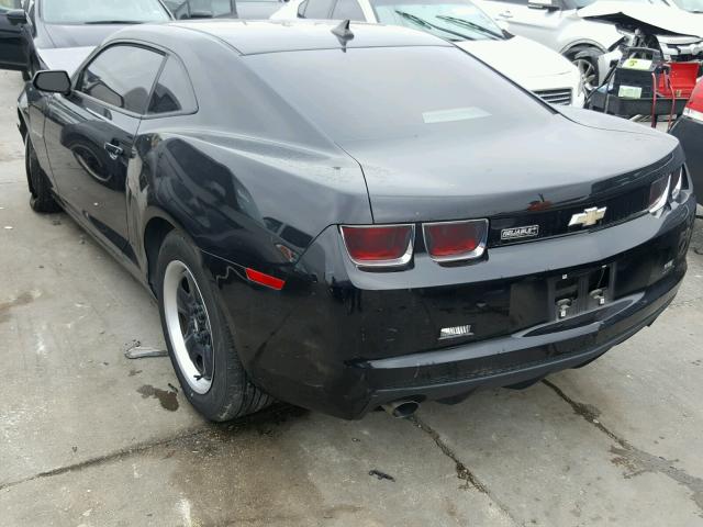 2G1FA1ED9B9150327 - 2011 CHEVROLET CAMARO LS BLACK photo 3