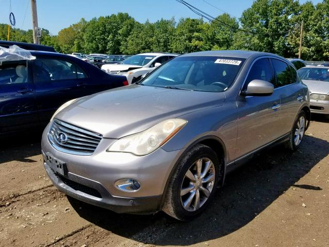 JNKAJ09F78M353332 - 2008 INFINITI EX35 BASE GRAY photo 2