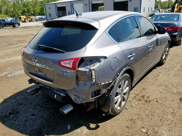 JNKAJ09F78M353332 - 2008 INFINITI EX35 BASE GRAY photo 4