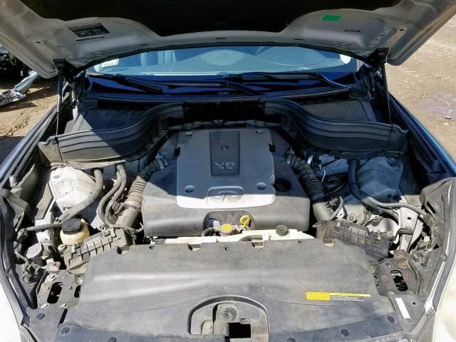 JNKAJ09F78M353332 - 2008 INFINITI EX35 BASE GRAY photo 7