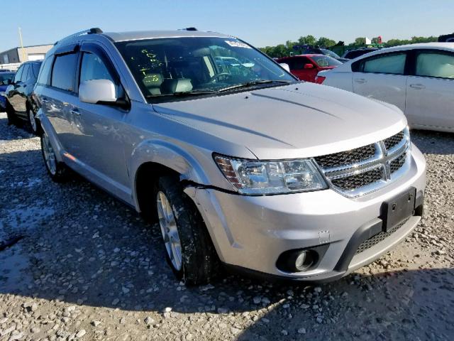 3C4PDCDG3CT347065 - 2012 DODGE JOURNEY CR SILVER photo 1