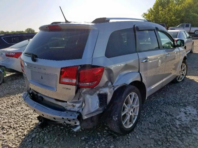 3C4PDCDG3CT347065 - 2012 DODGE JOURNEY CR SILVER photo 4