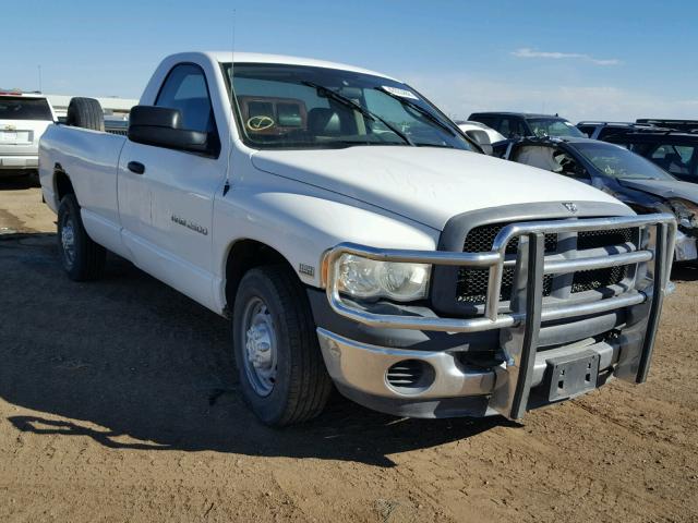 3D7KA26D73G768253 - 2003 DODGE RAM 2500 S WHITE photo 1