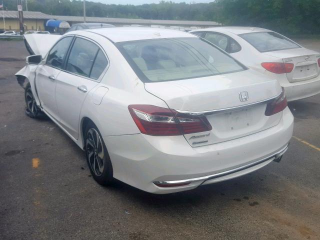 1HGCR2F87GA056728 - 2016 HONDA ACCORD EXL WHITE photo 3