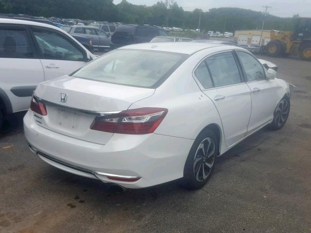 1HGCR2F87GA056728 - 2016 HONDA ACCORD EXL WHITE photo 4