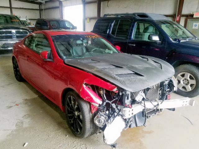 JNKCV64E68M100632 - 2008 INFINITI G37 BASE RED photo 1