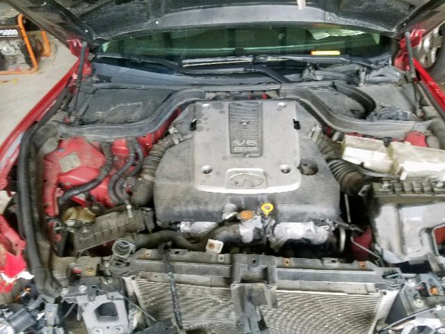 JNKCV64E68M100632 - 2008 INFINITI G37 BASE RED photo 7