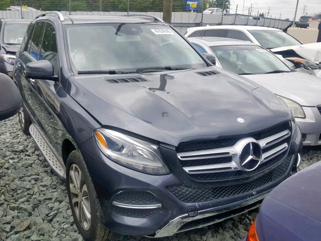 4JGDA5HB0GA625659 - 2016 MERCEDES-BENZ GLE 350 4M GRAY photo 1