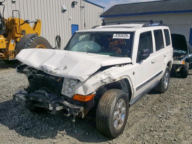 1J8HG58298C111263 - 2008 JEEP COMMANDER თეთრი ფოტო 2