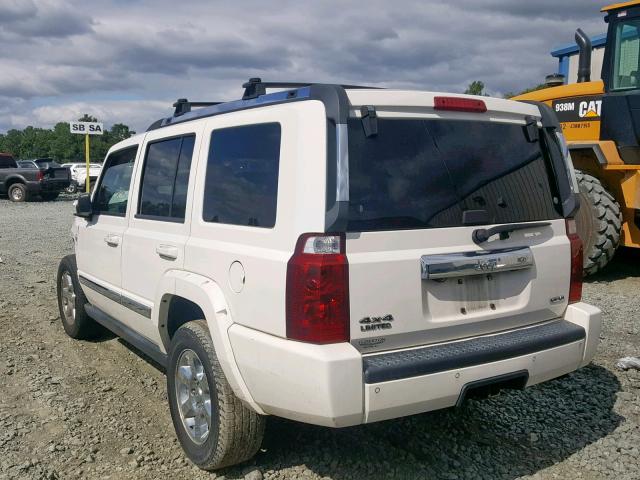 1J8HG58298C111263 - 2008 JEEP COMMANDER თეთრი ფოტო 3