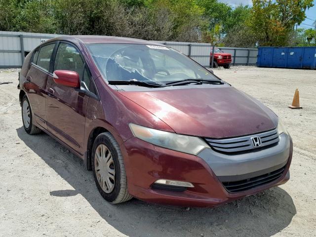 JHMZE2H35BS008099 - 2011 HONDA INSIGHT BURGUNDY photo 1