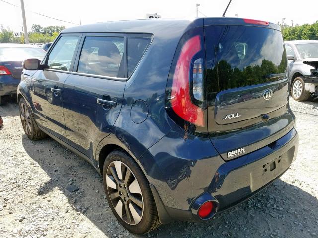 KNDJX3A55F7208208 - 2015 KIA SOUL ! BLUE photo 3