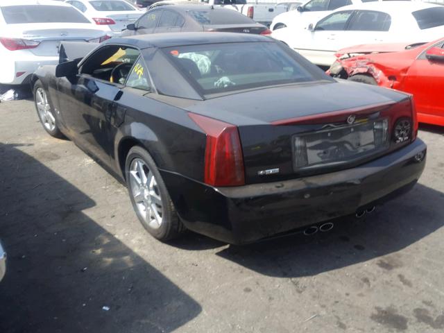 1G6YV34A245600376 - 2004 CADILLAC XLR BLACK photo 3