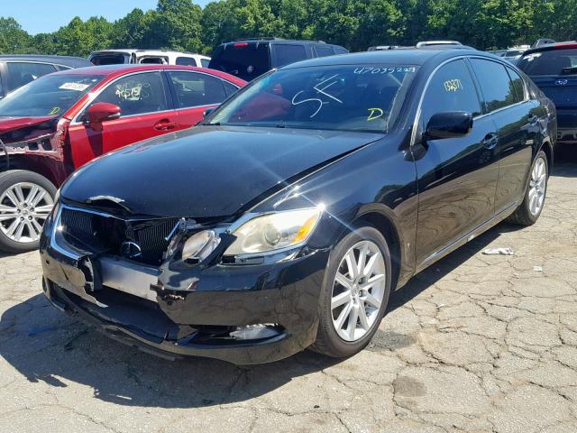 JTHBH96S565038719 - 2006 LEXUS GS 300 BLACK photo 2