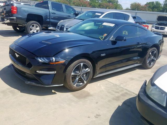 1FA6P8CF9K5122890 - 2019 FORD MUSTANG GT BLACK photo 2