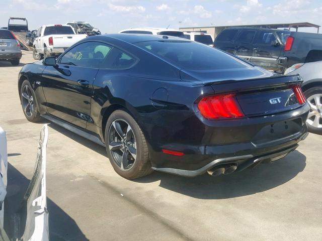 1FA6P8CF9K5122890 - 2019 FORD MUSTANG GT BLACK photo 3