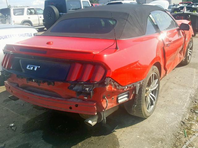 1FATP8FF6H5287318 - 2017 FORD MUSTANG GT RED photo 4