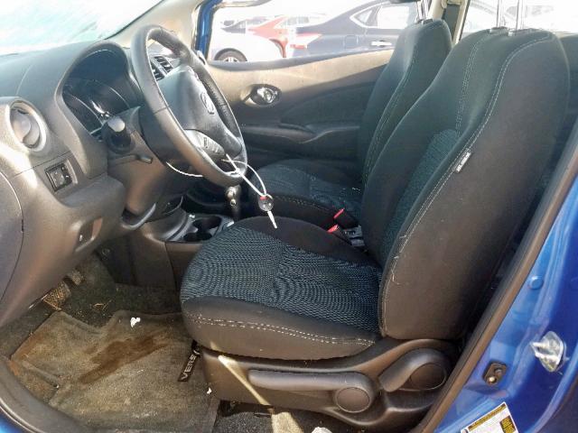 3N1CE2CP0EL424052 - 2014 NISSAN VERSA NOTE BLUE photo 5