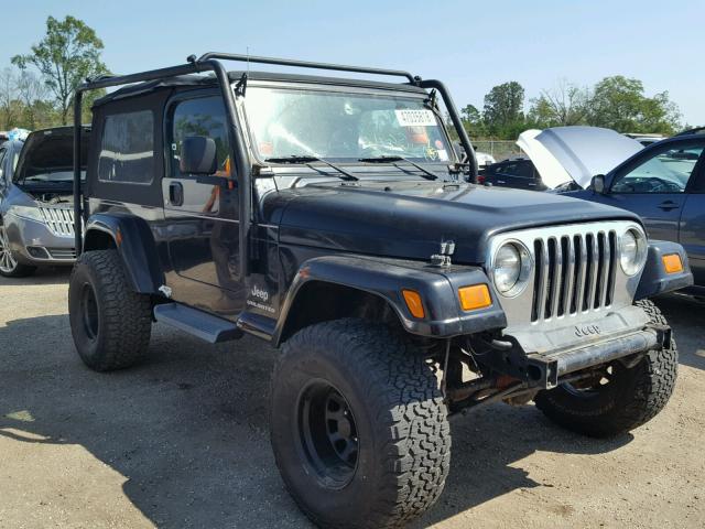 1J4FA44S55P358990 - 2005 JEEP WRANGLER / BLACK photo 1