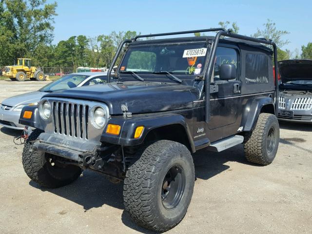 1J4FA44S55P358990 - 2005 JEEP WRANGLER / BLACK photo 2