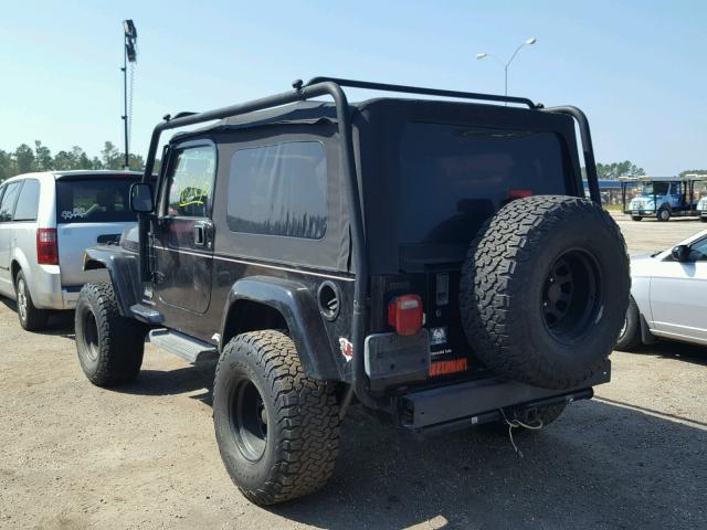 1J4FA44S55P358990 - 2005 JEEP WRANGLER / BLACK photo 3