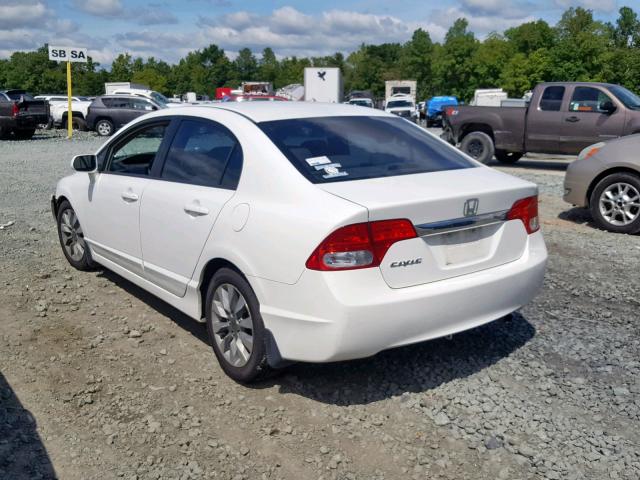 2HGFA1F90AH522614 - 2010 HONDA CIVIC EXL 白色 照片 3