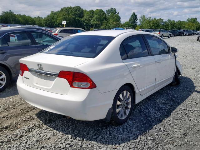 2HGFA1F90AH522614 - 2010 HONDA CIVIC EXL 白色 照片 4