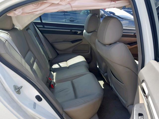 2HGFA1F90AH522614 - 2010 HONDA CIVIC EXL 白色 照片 6